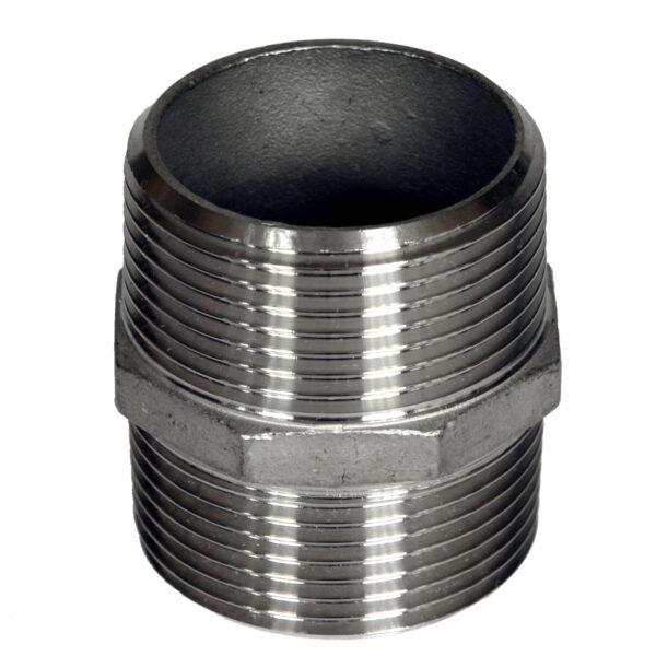 1/2" PASLANMAZ HEX NİPEL 304 KALİTE