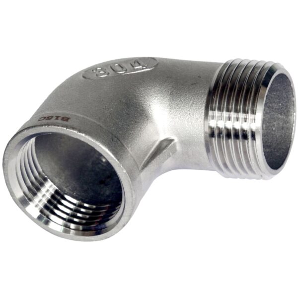 1/2" 304 KALİTE PASLANMAZ KUYRUKLU DİRSEK